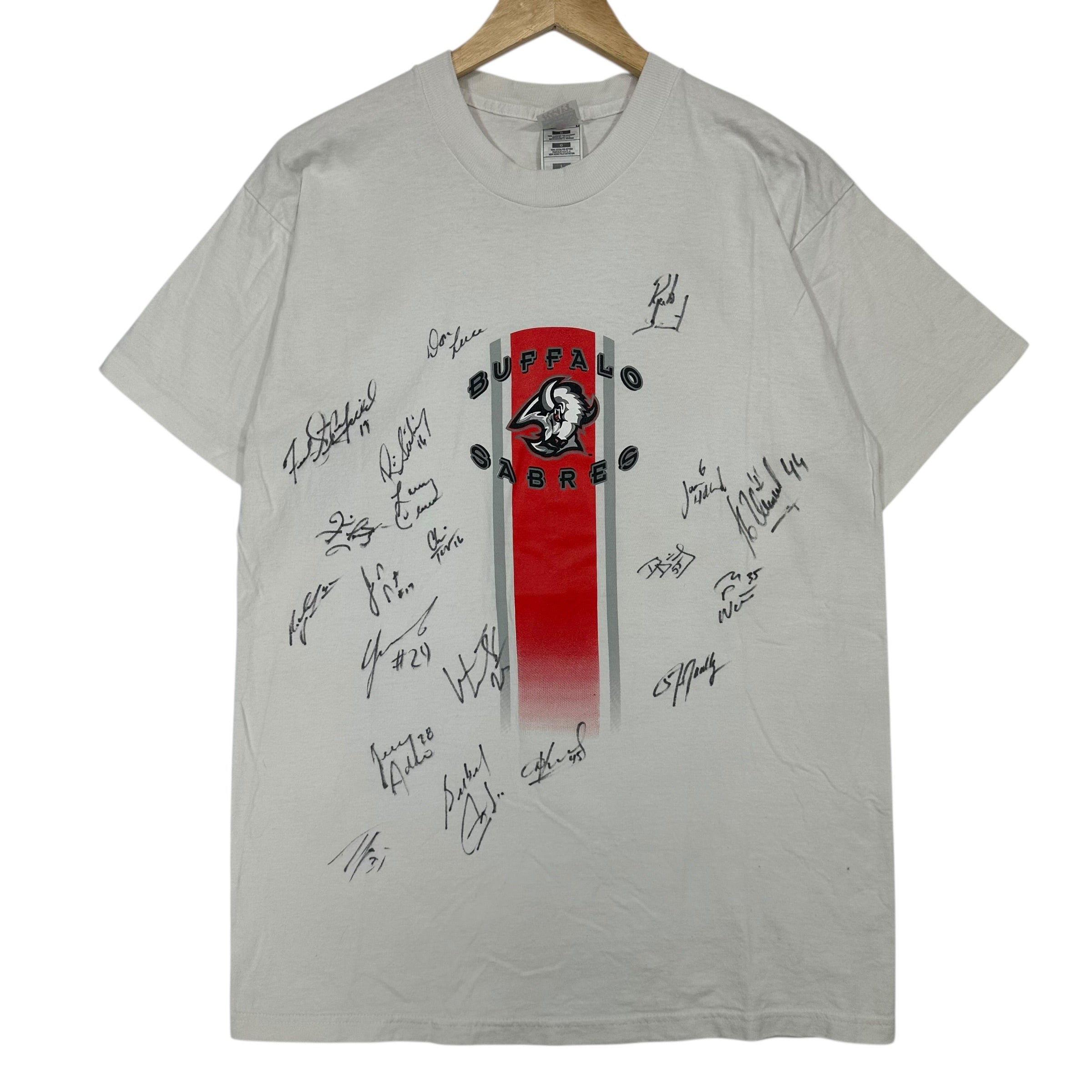 Vintage Buffalo Sabres Signed Shirt Large