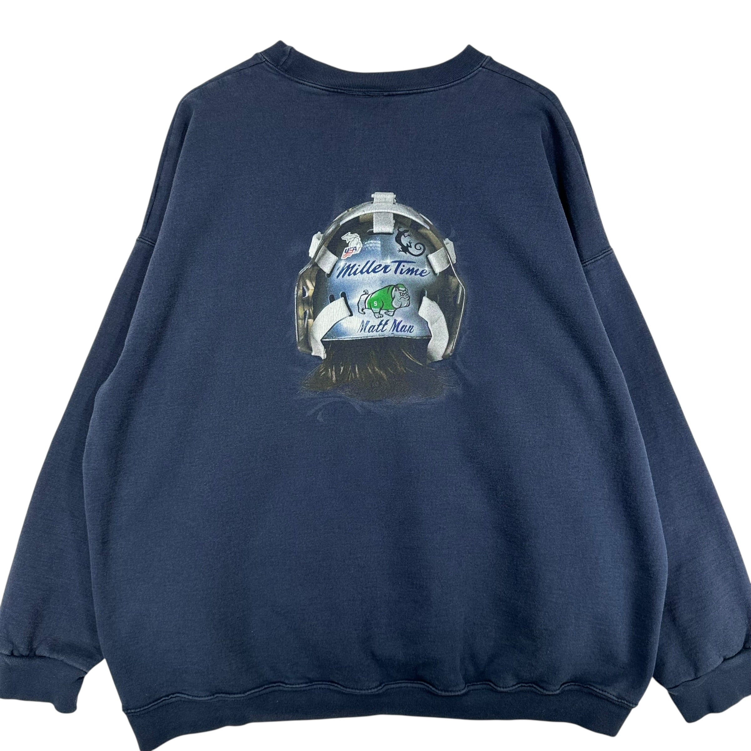 Vintage Buffalo Sabres Ryan Miller Crewneck Sweatshirt XL