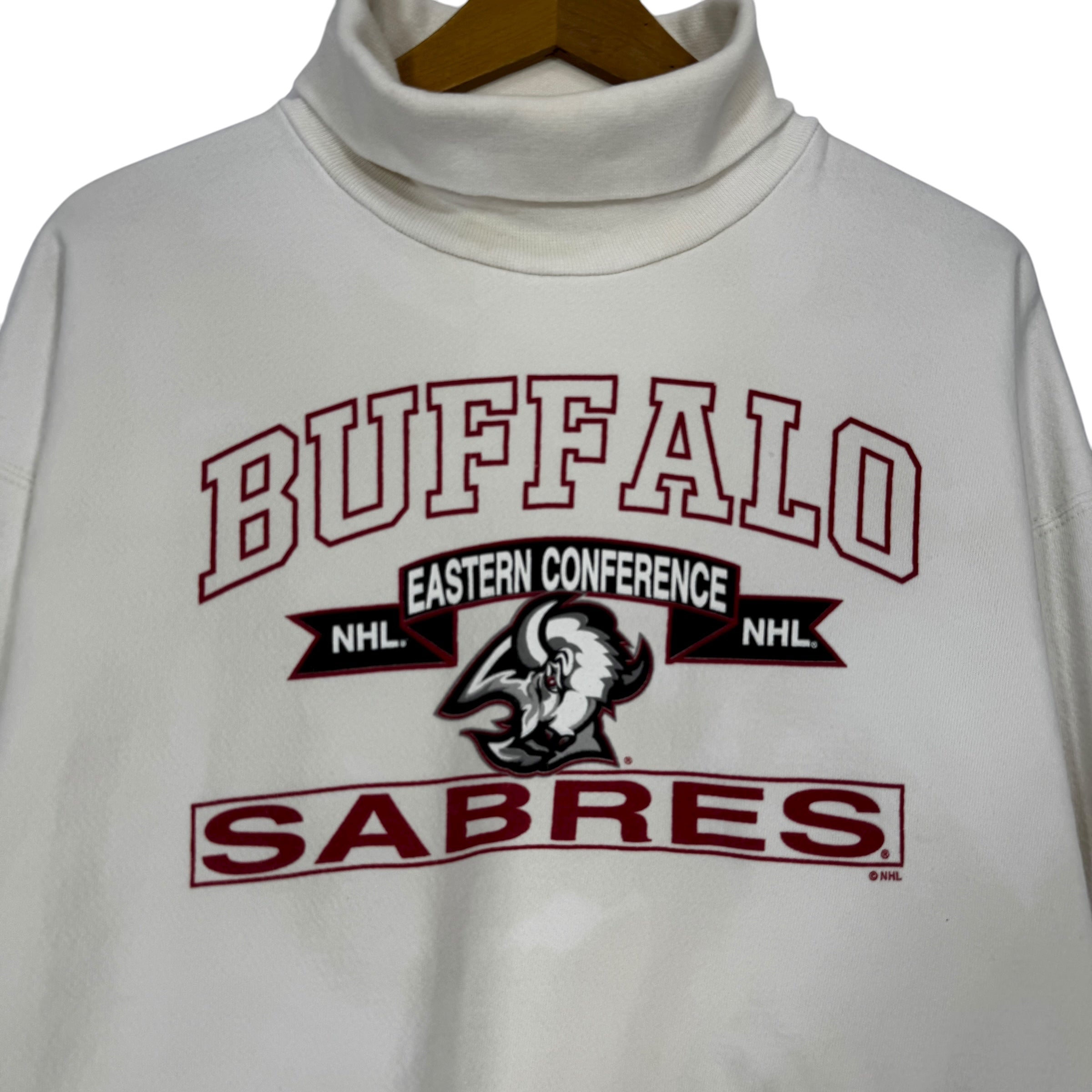 Vintage Buffalo Sabres Turtleneck Sweatshirt Medium