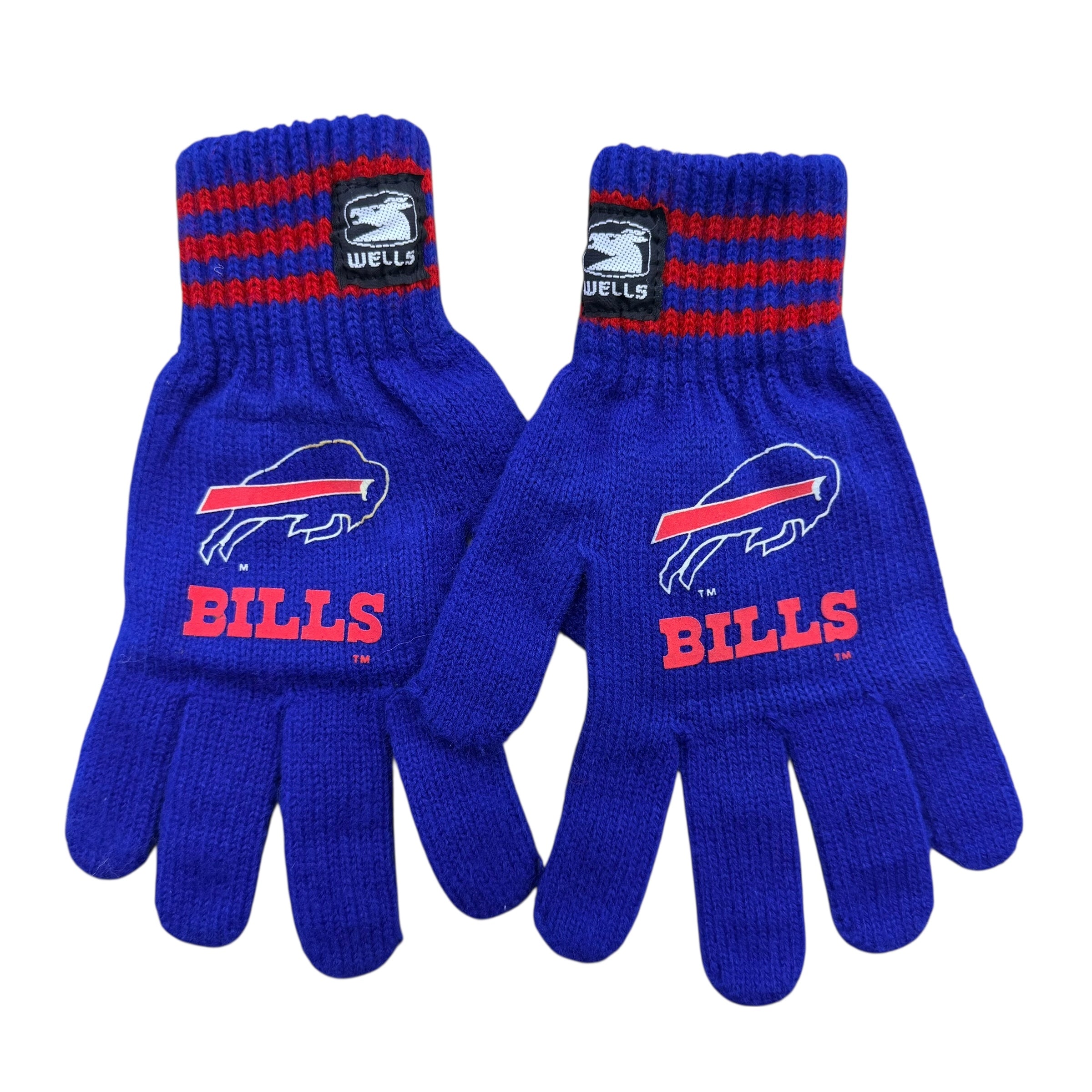 Vintage Buffalo Bills Winter Gloves