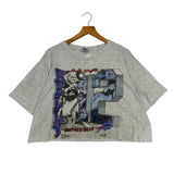 Vintage Buffalo Bills Jim Kelly Cropped Shirt Large