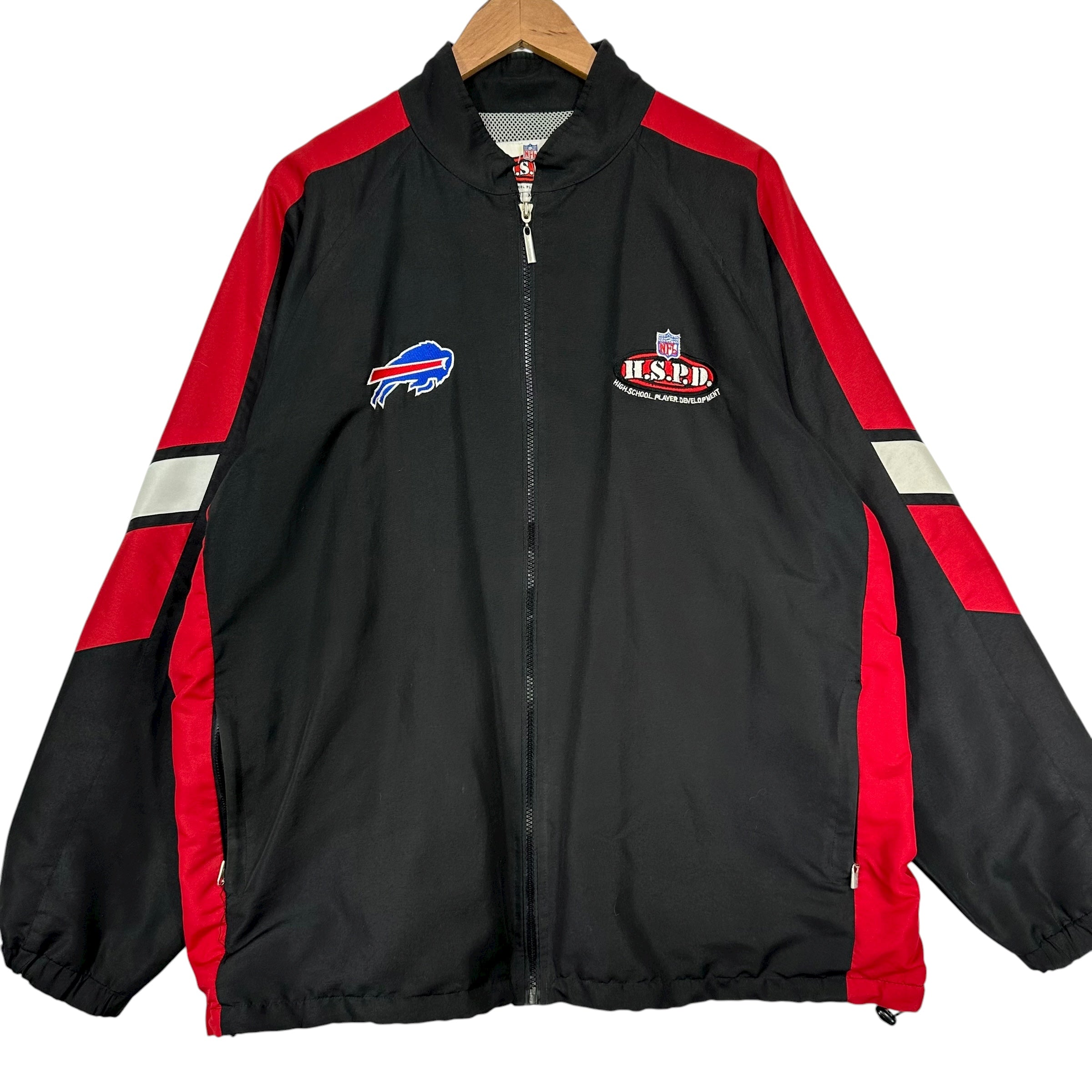 Vintage Buffalo Bills Player Development Windbreaker Jacket XL