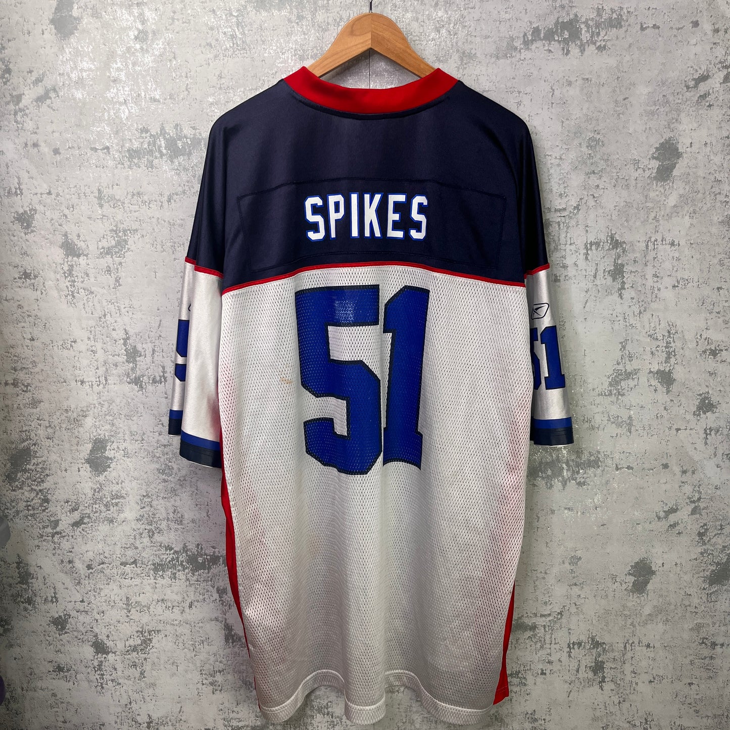 Vintage Buffalo Bills Jersey #51 Spikes XXL