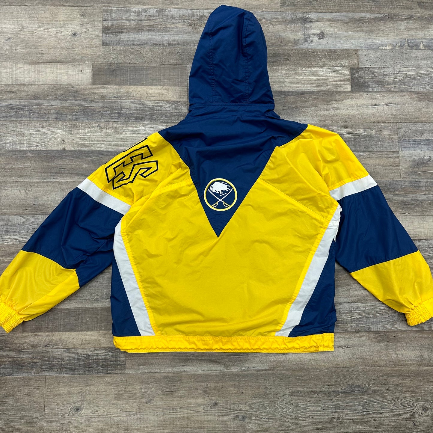 Vintage Buffalo Sabres Anorak Windbreaker Jacket XL