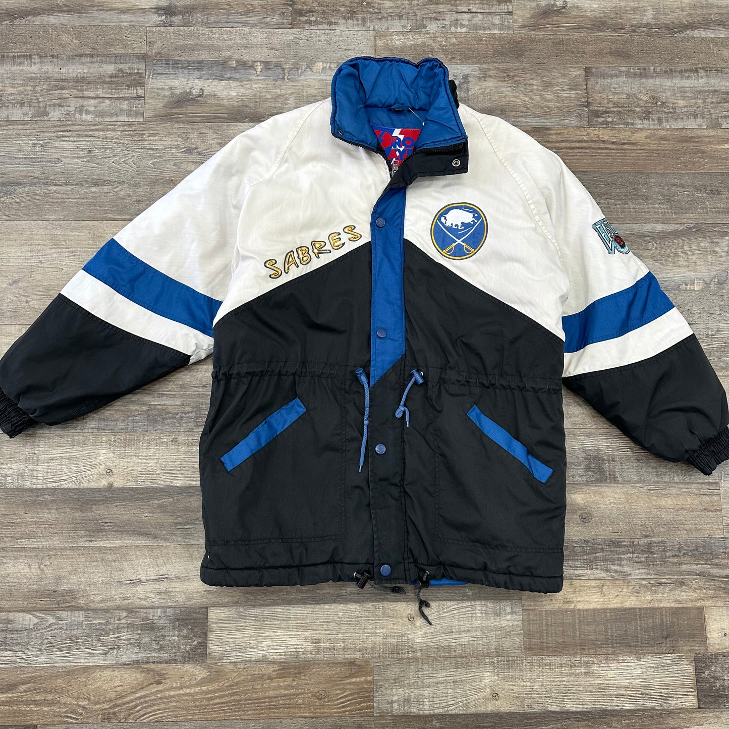 Vintage Buffalo Sabres Parka Puffer Jacket Medium