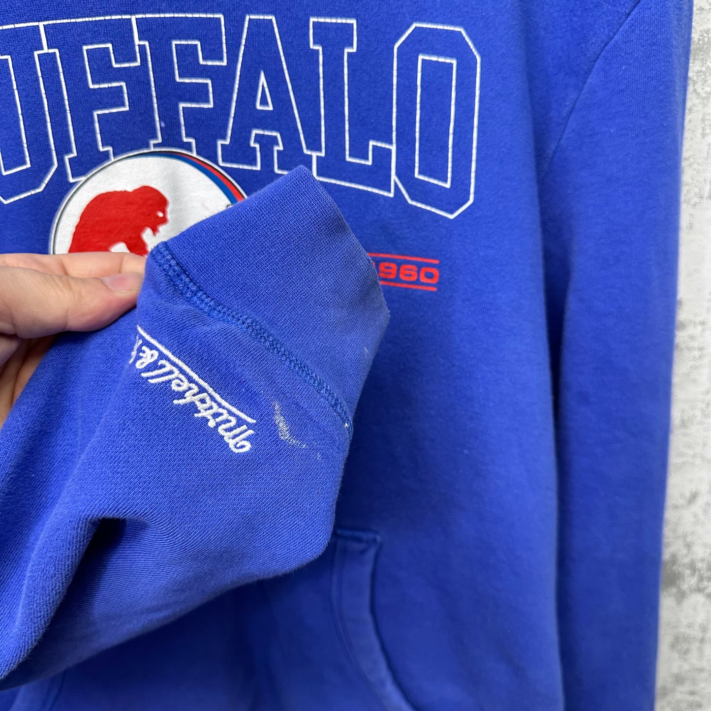 Vintage Y2K Buffalo Bills Hoodie Sweatshirt Large