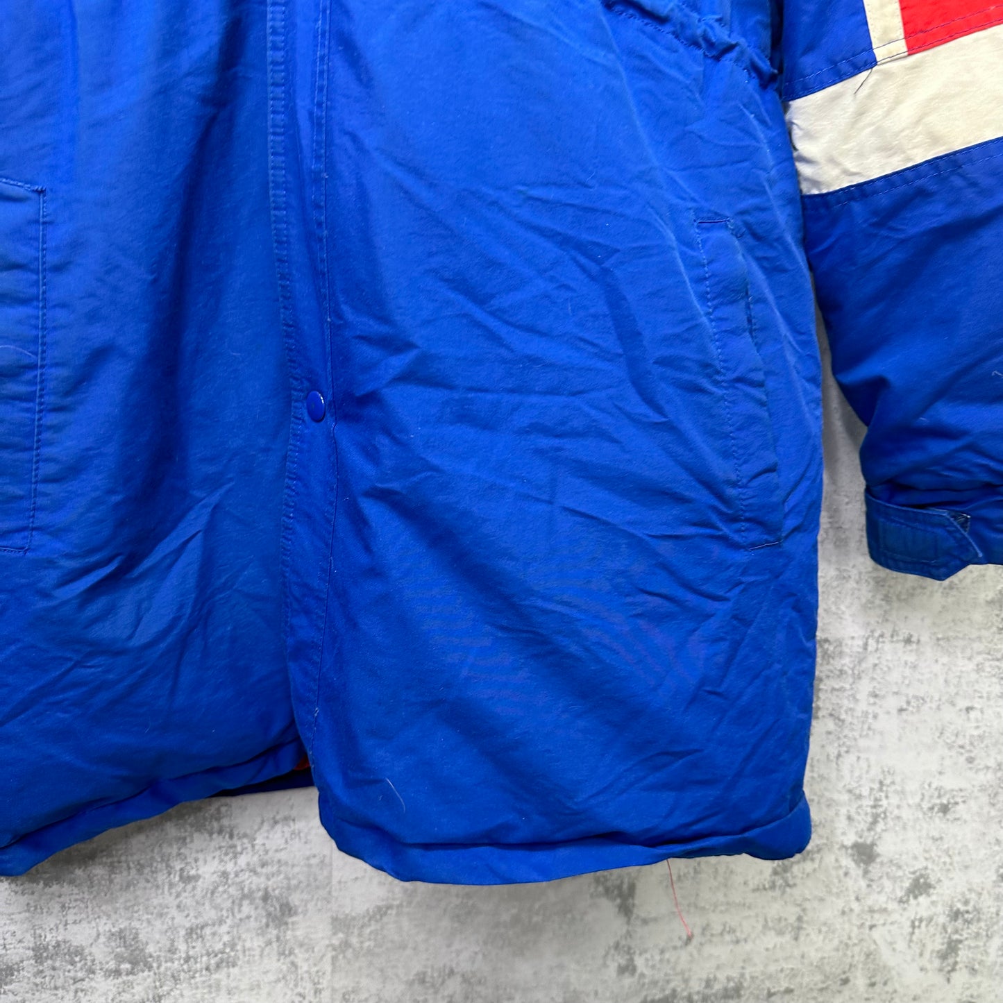 Vintage Buffalo Bills Starter Down Filled Puffer Parka Jacket Large