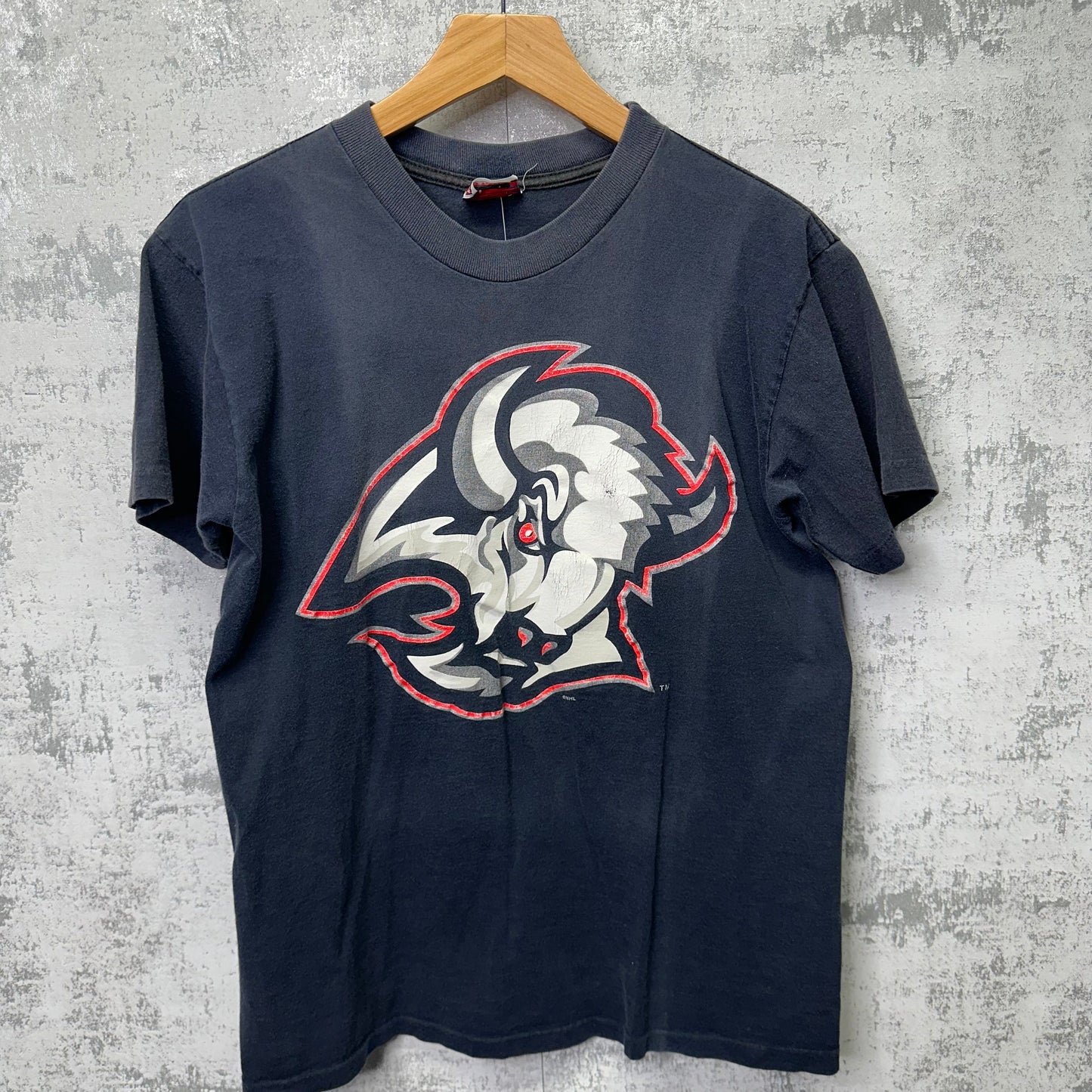 Vintage Buffalo Sabres Rob Ray Goathead Shirt Small-Medium