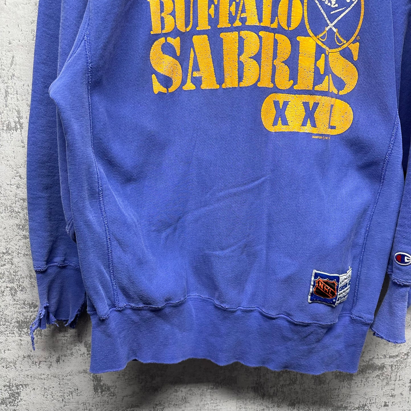 Vintage Buffalo Sabres 1980s Champion Reverse Weave Crewneck Sweatshirt XL