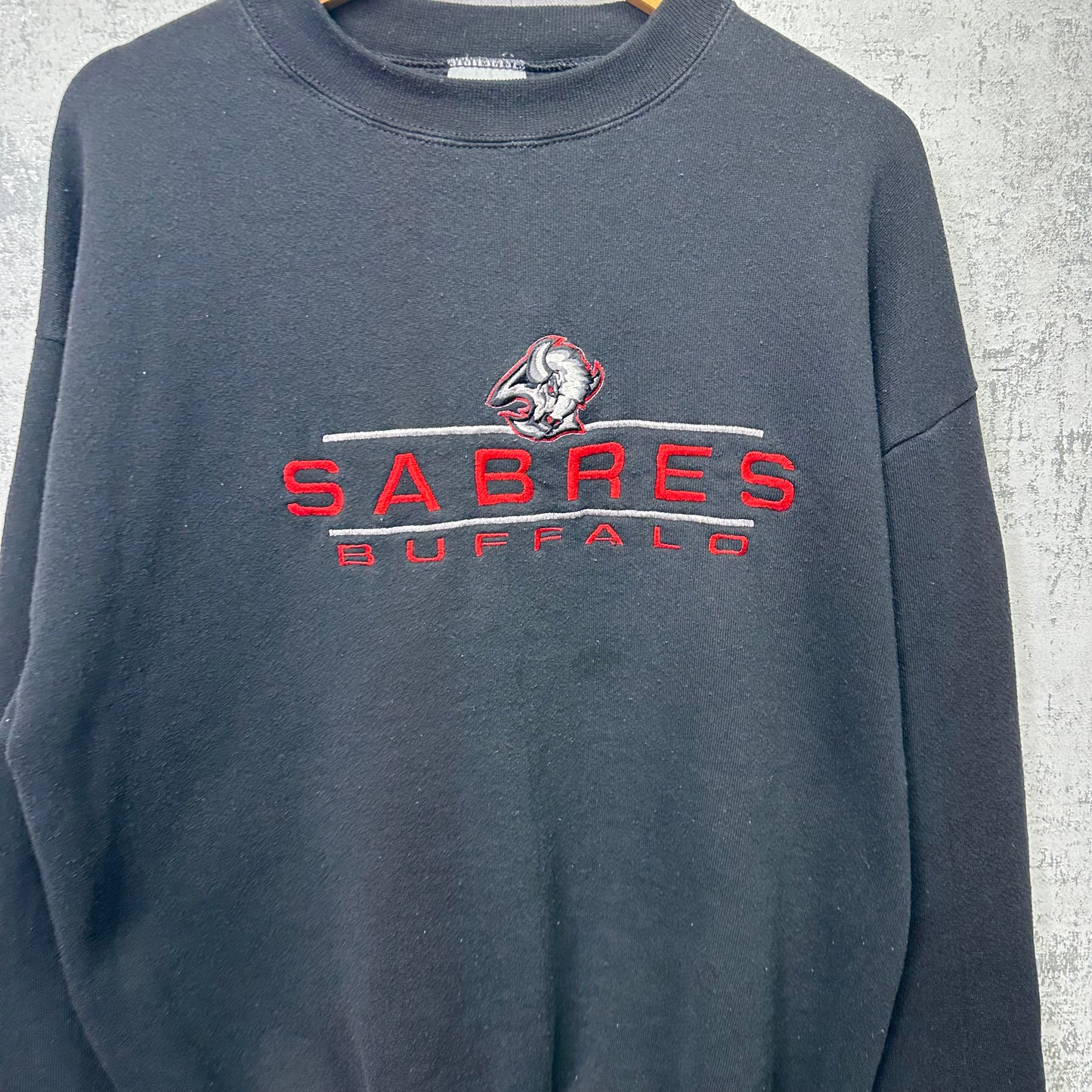 Vintage Buffalo Sabres Goathead Crewneck Sweatshirt Large