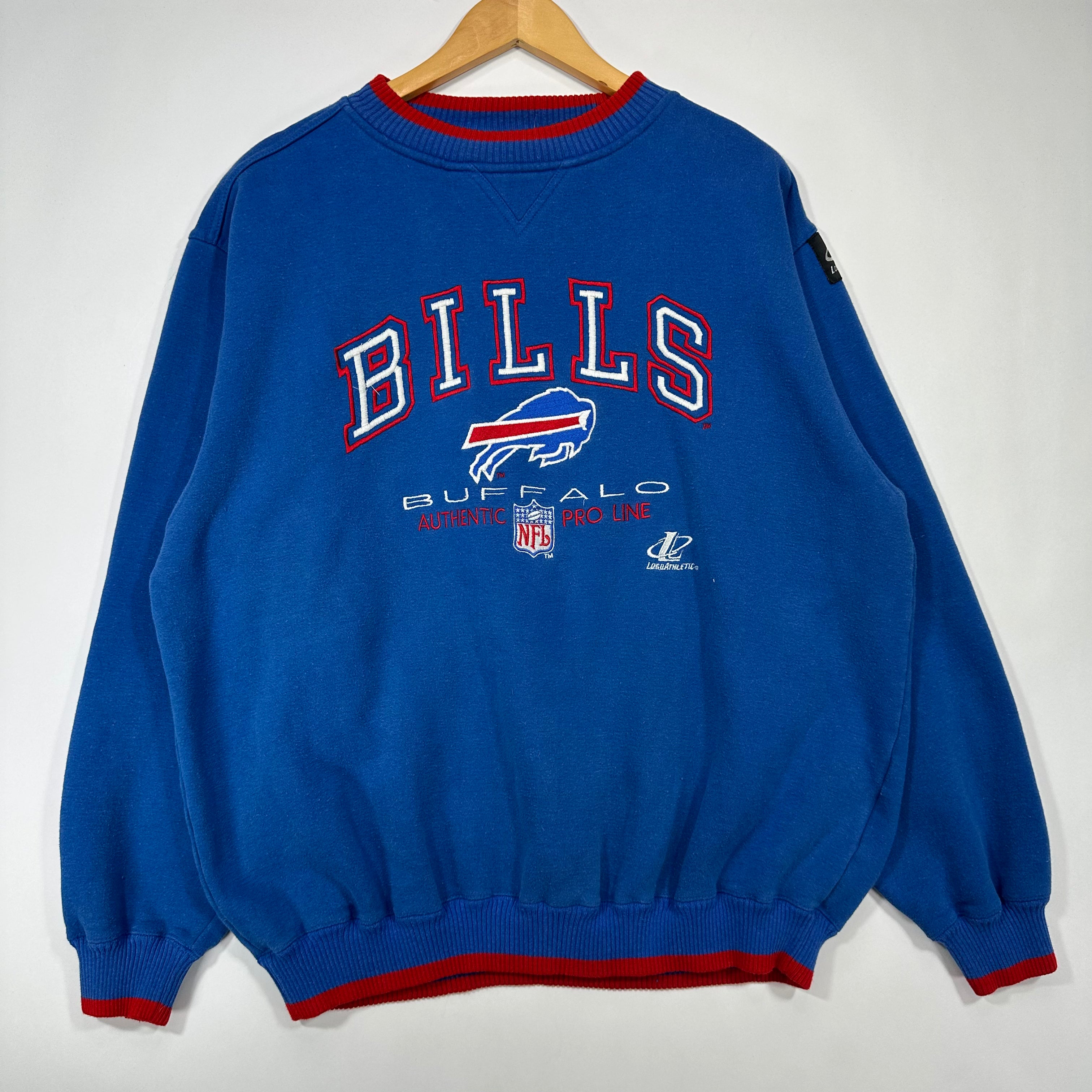 Vintage Buffalo Bills Embroidered Crewneck Sweatshirt XL