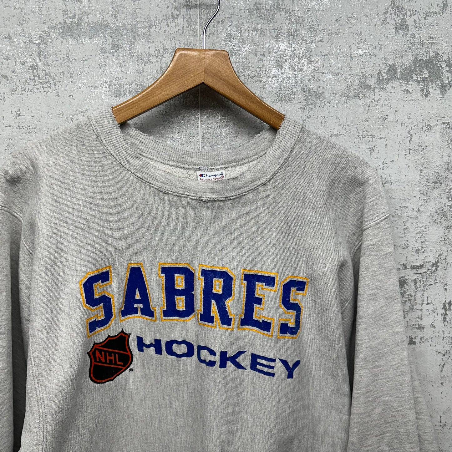 Vintage Buffalo Sabres 1980s Champion Reverse Weave Crewneck Sweatshirt XL