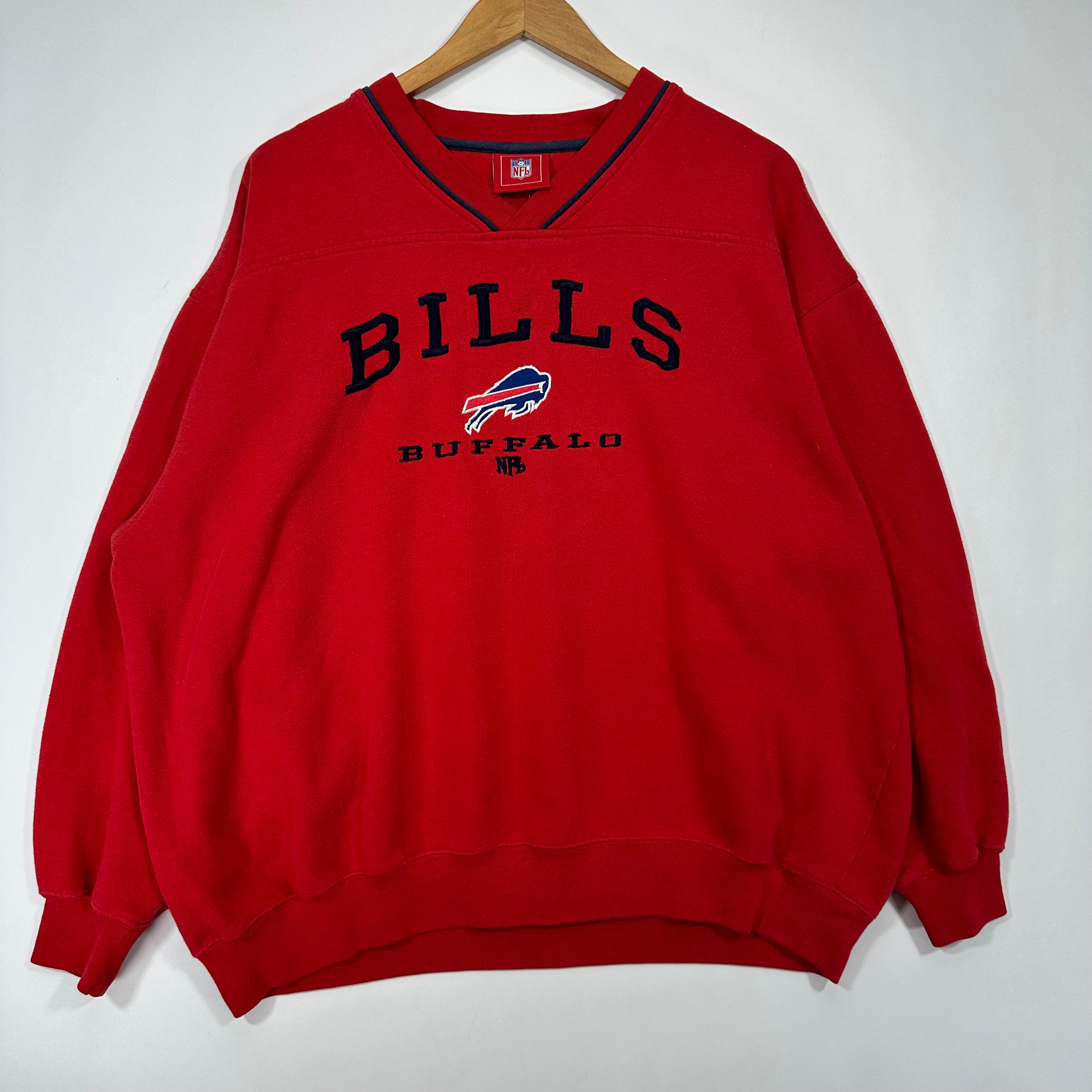 Vintage Buffalo Bills Embroidered Crewneck Sweatshirt XL