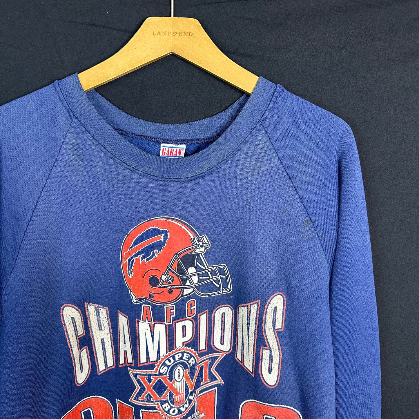 Vintage Buffalo Bills 1992 Super Bowl Crewneck Sweatshirt Size Medium
