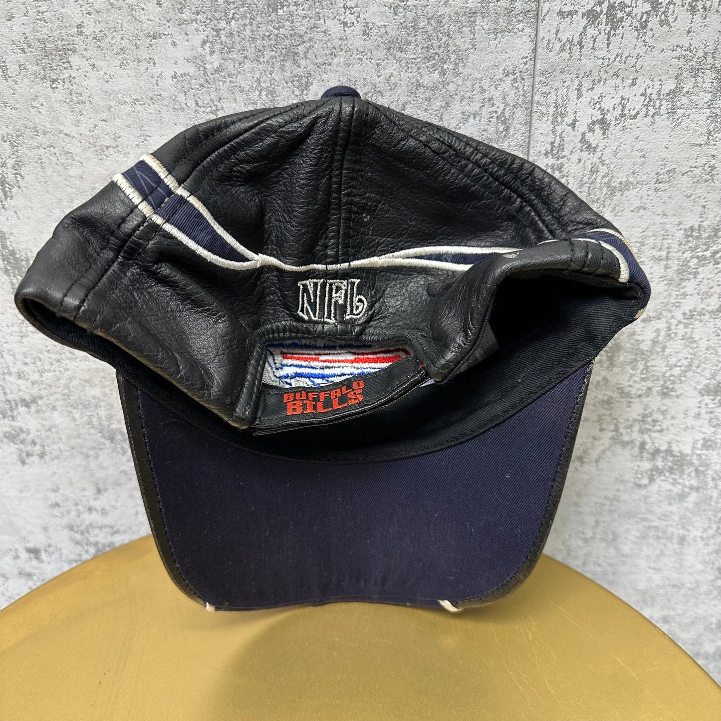 Vintage Buffalo Bills Leather Hat