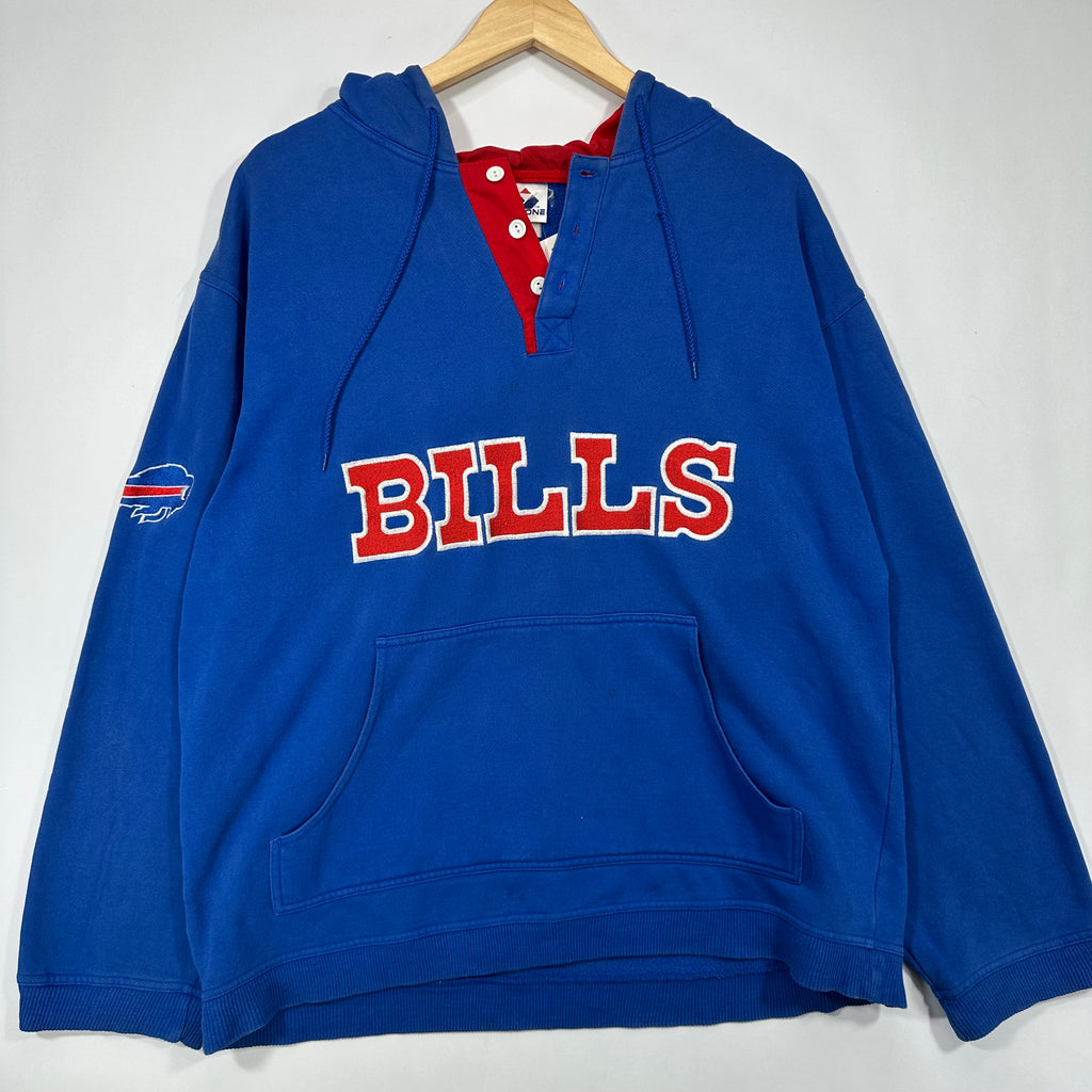 Vintage Buffalo Bills Apex Hoodie Sweatshirt XL