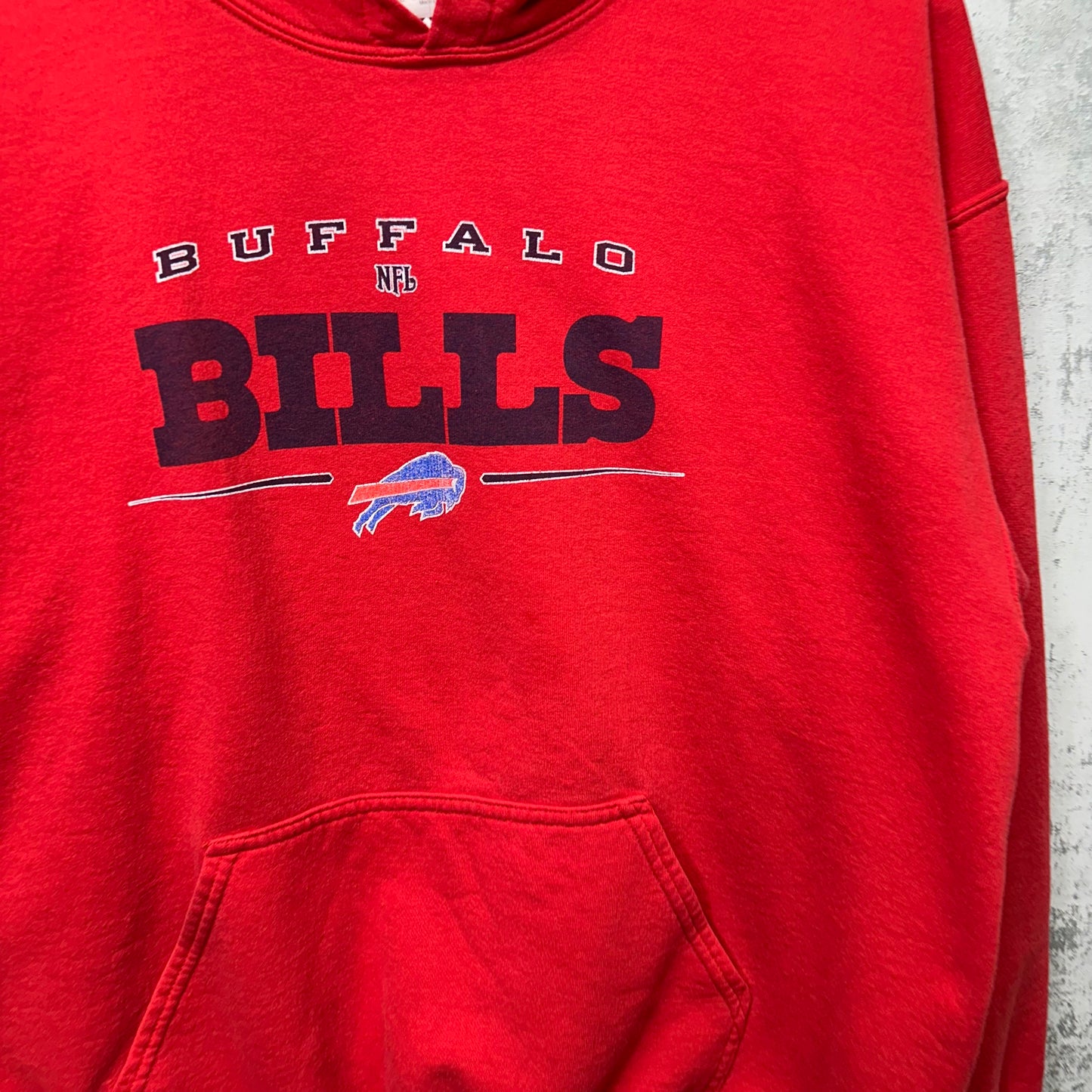 Vintage Buffalo Bills Hoodie Sweatshirt Large