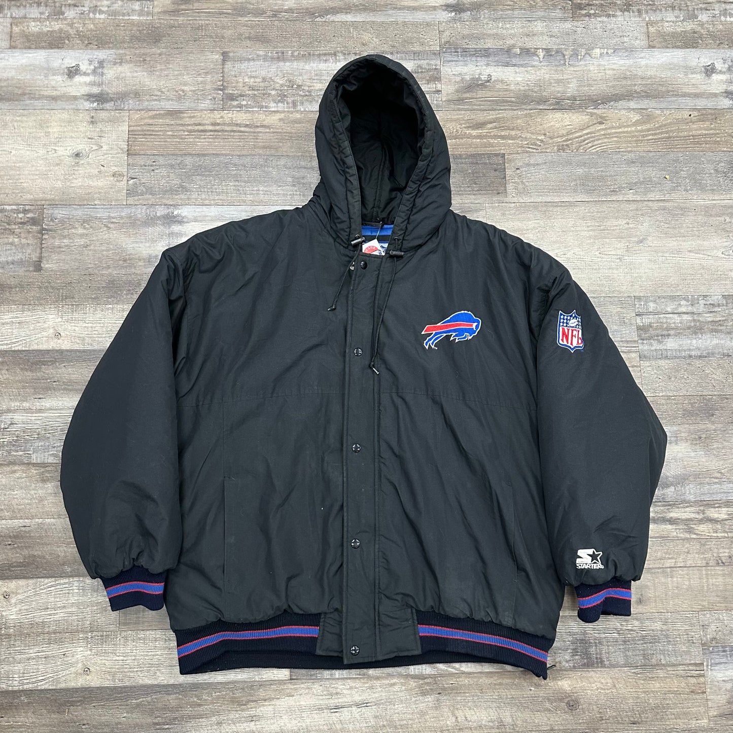 Vintage Buffalo Bills Starter  Puffer Jacket 2XL XXL