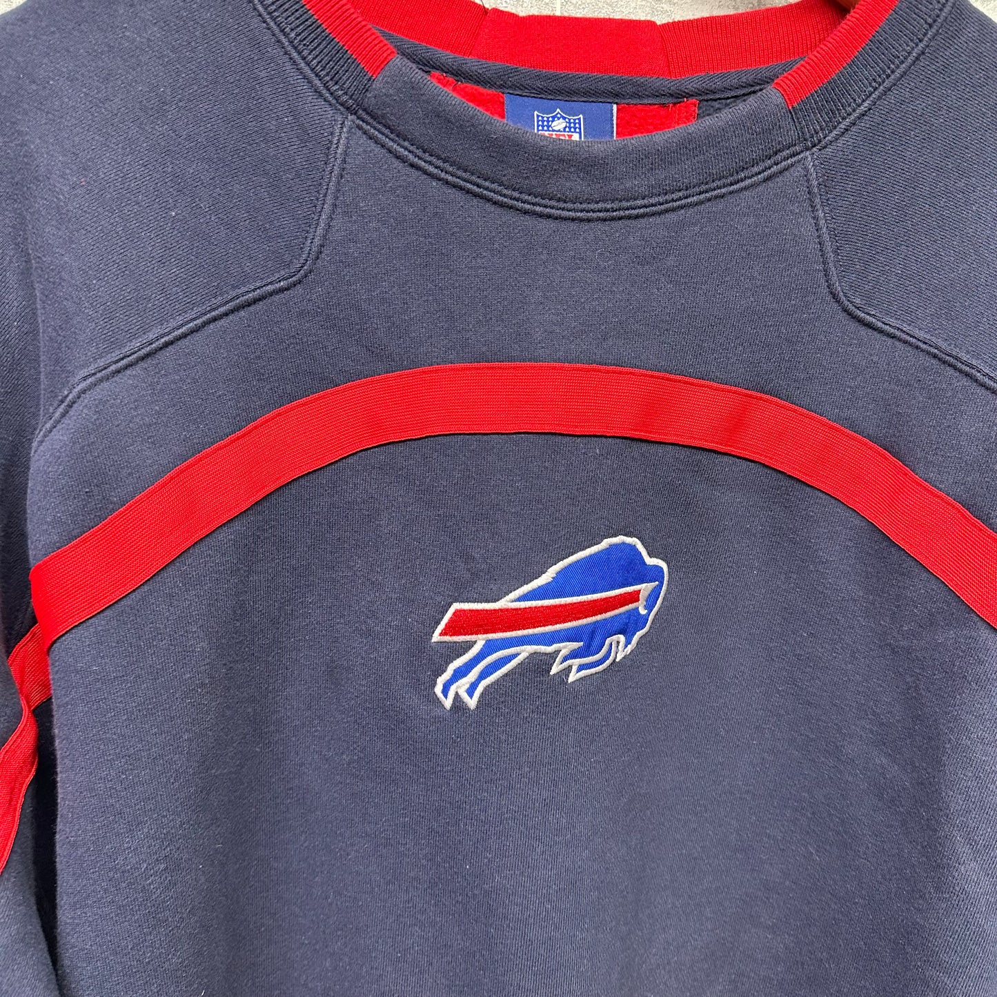 Vintage Buffalo Bills Embroidered Crewneck Sweatshirt XL