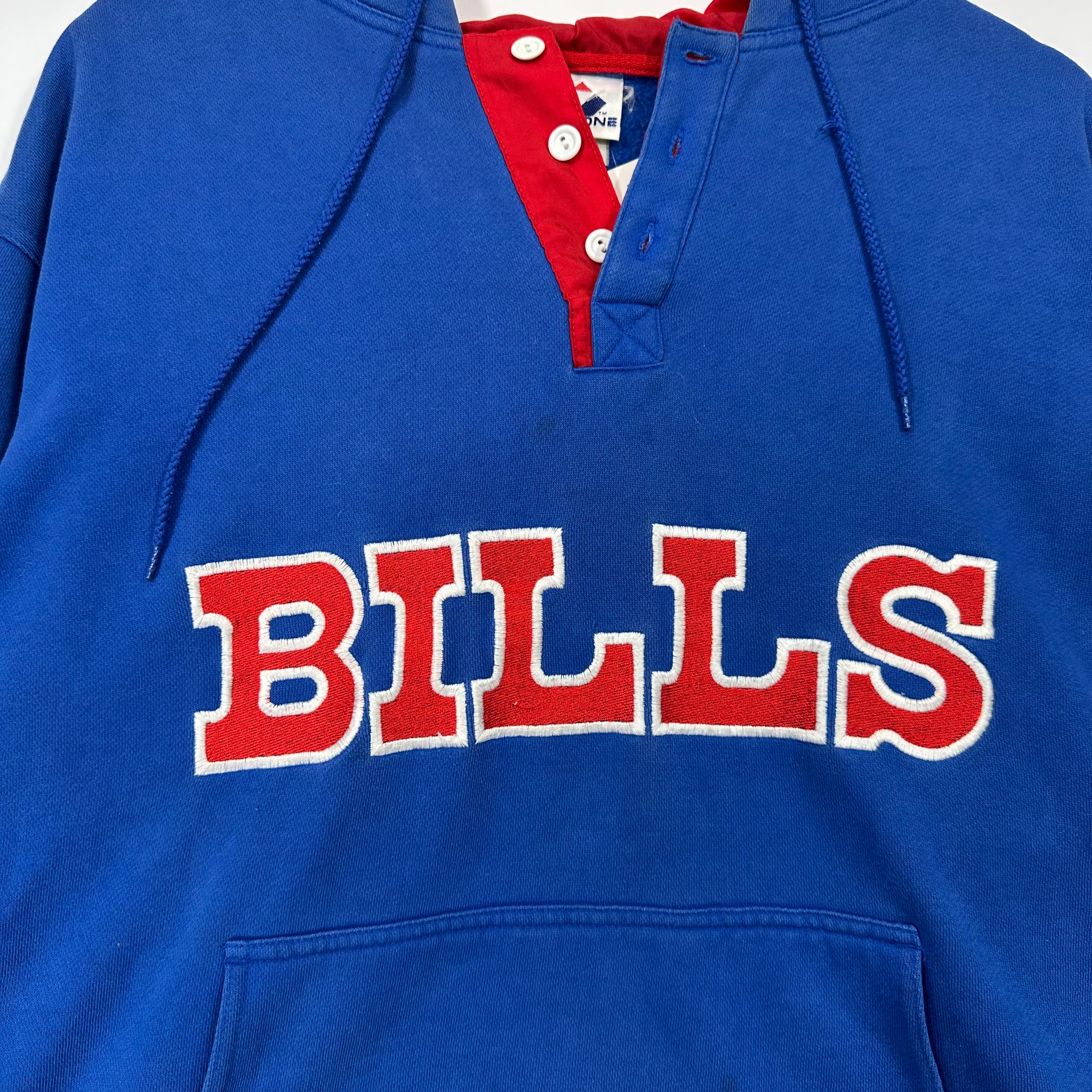 Vintage Buffalo Bills Apex Hoodie Sweatshirt XL