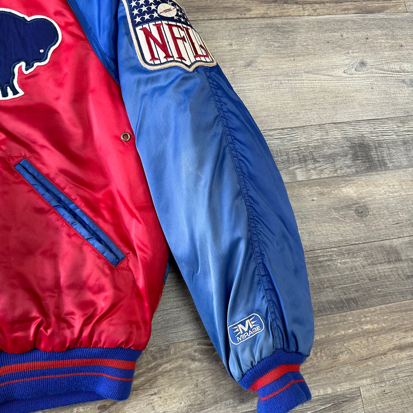 Vintage Buffalo Bills Satin Jacket XL