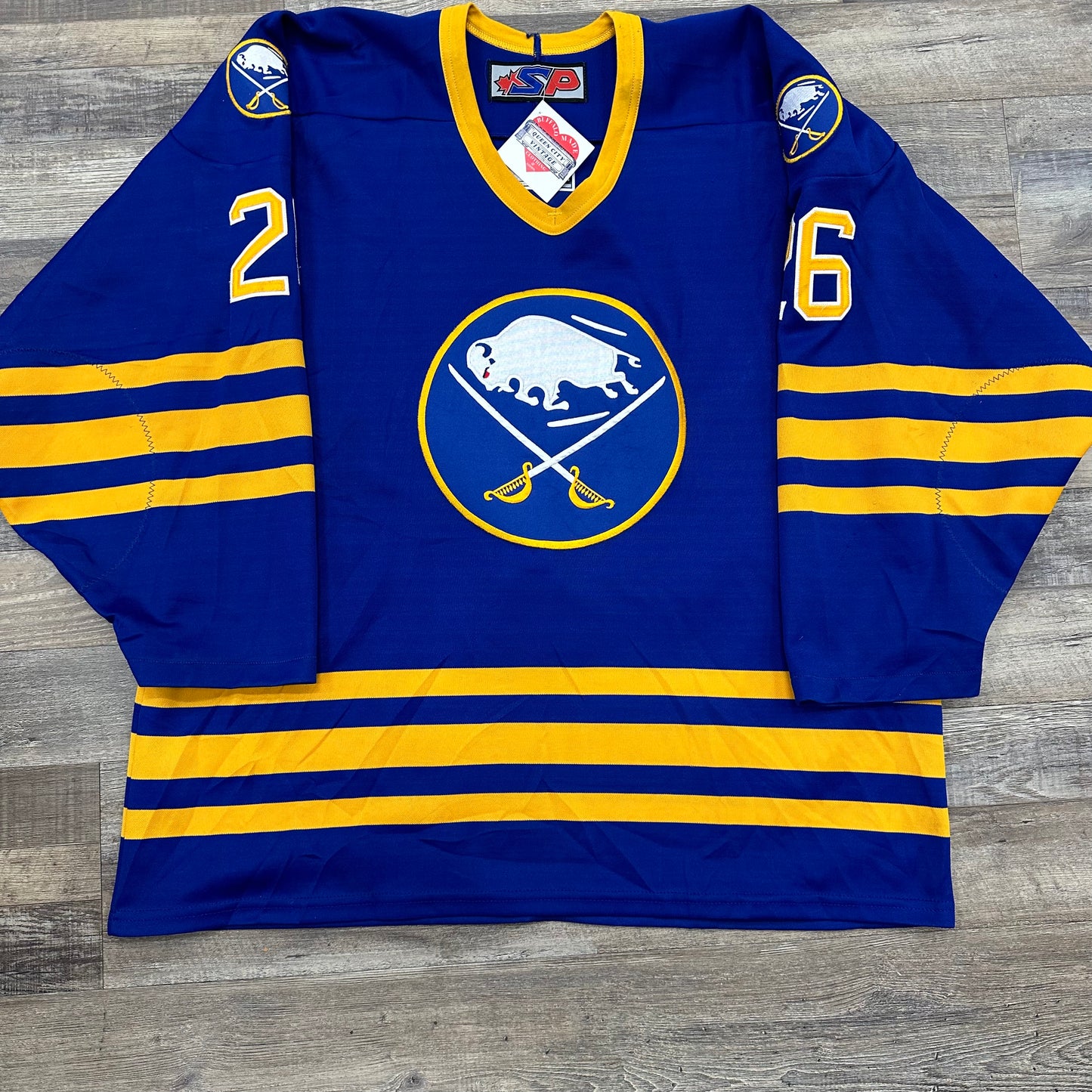 Vintage Buffalo Sabres Derek Plante Jersey XL 52