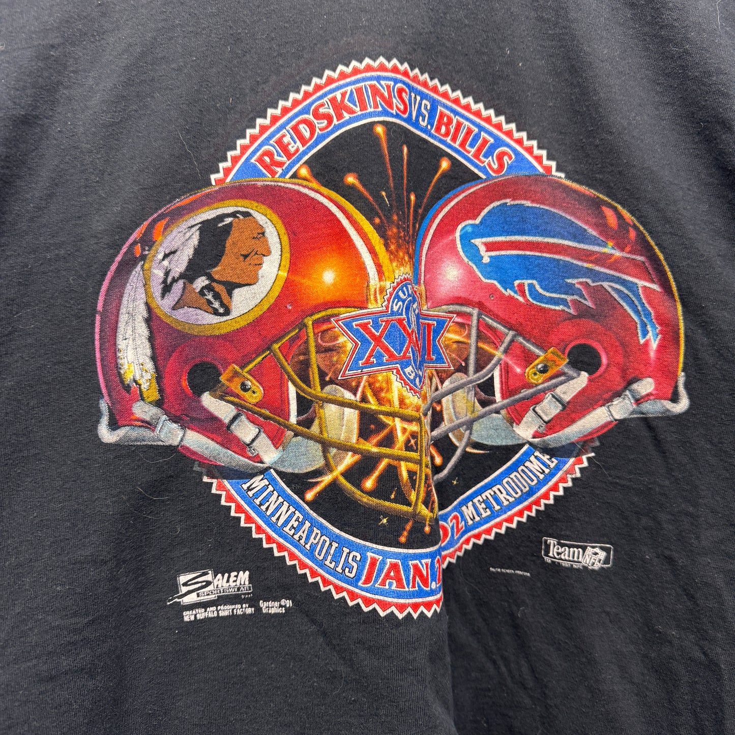 Vintage Buffalo Bills 1992 Super Bowl Shirt XL