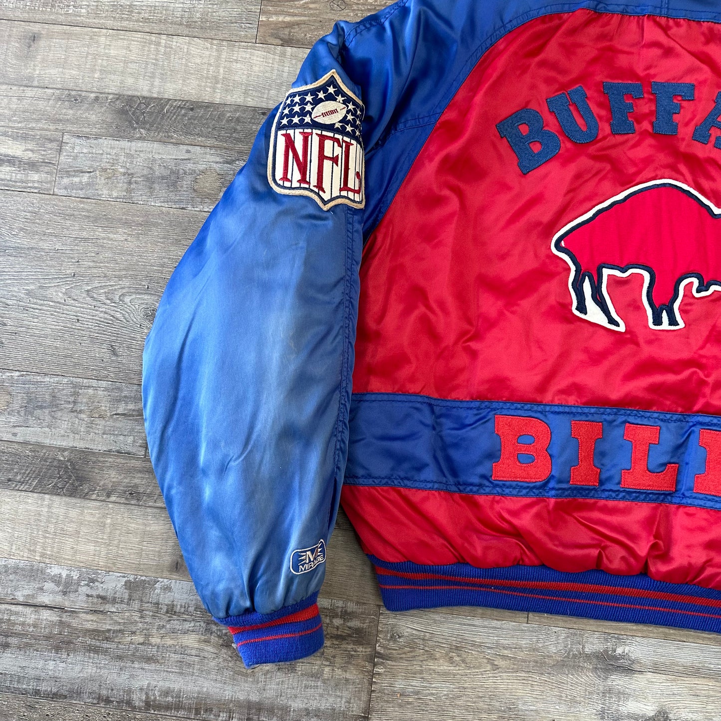 Vintage Buffalo Bills Satin Jacket XL