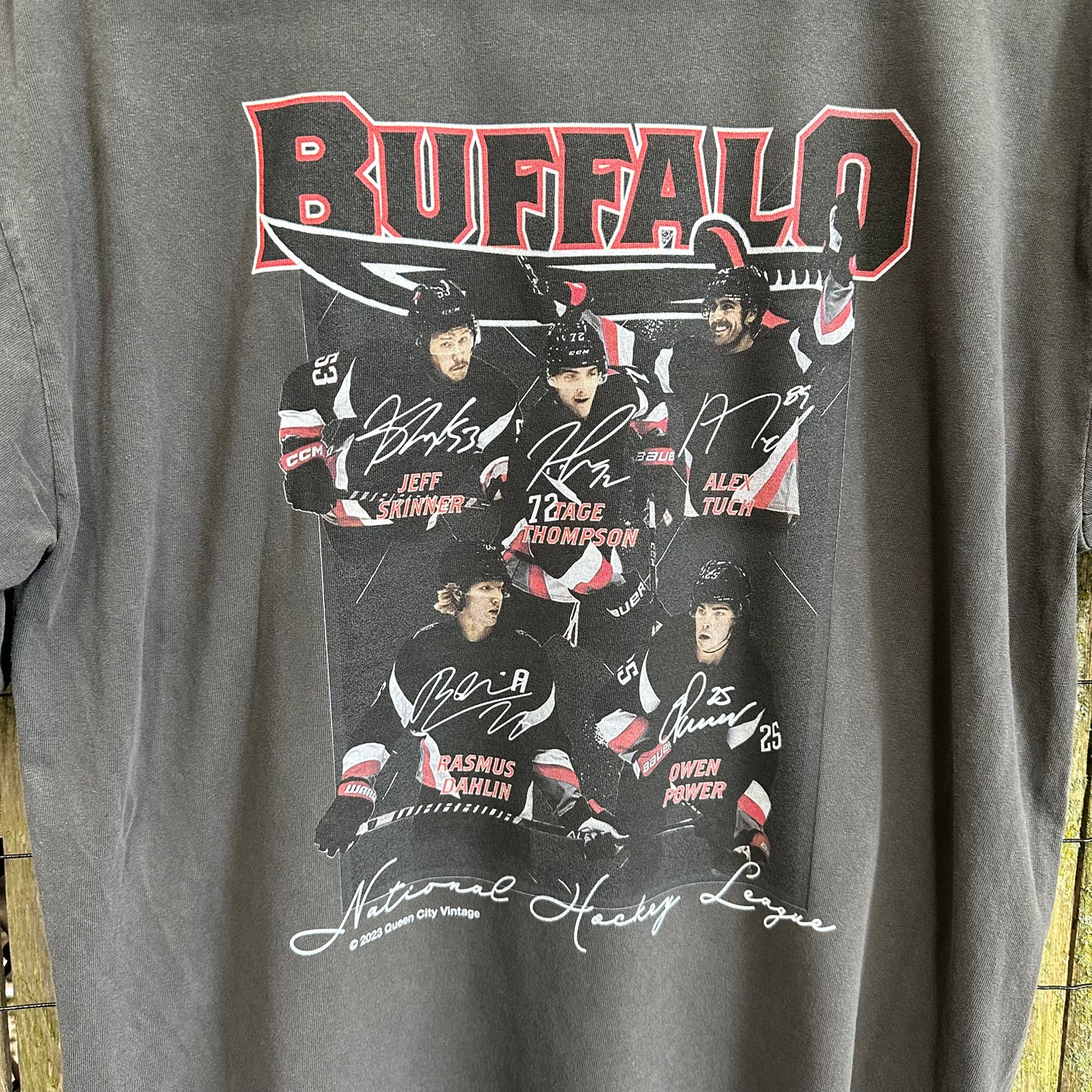 Buffalo Closet - Vintage Buffalo Bills Cliff Engle Sweater. Fits like a M.  Available in Store and on Website / LINK IN BIO^^^ #BuffaloCloset #Vintage  #VintageClothing #ShopMyCloset #WWVSE #VintageBuffalo #NFL #Buffalo #Bills #