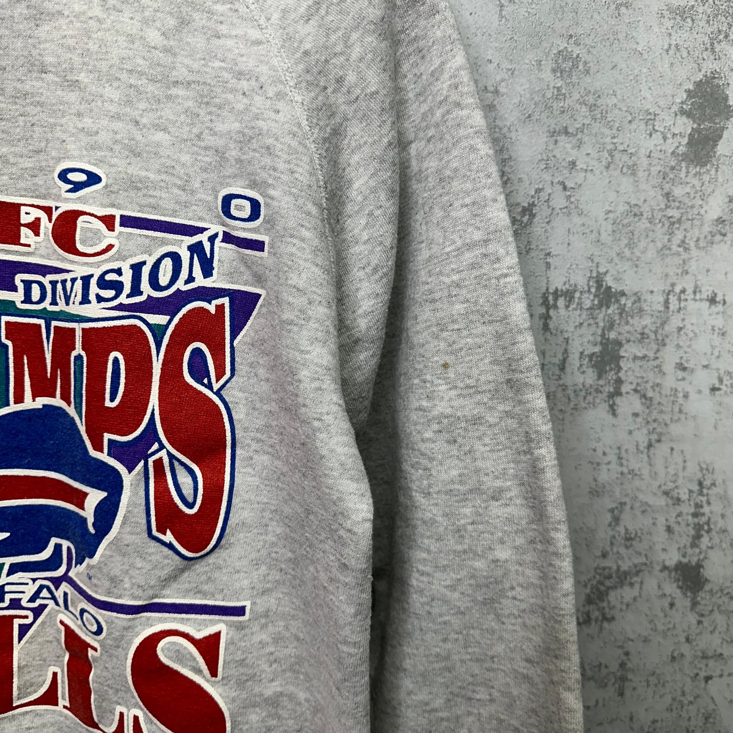 Vintage Buffalo Bills 1990 Division Champs Crewneck Sweatshirt Smalll