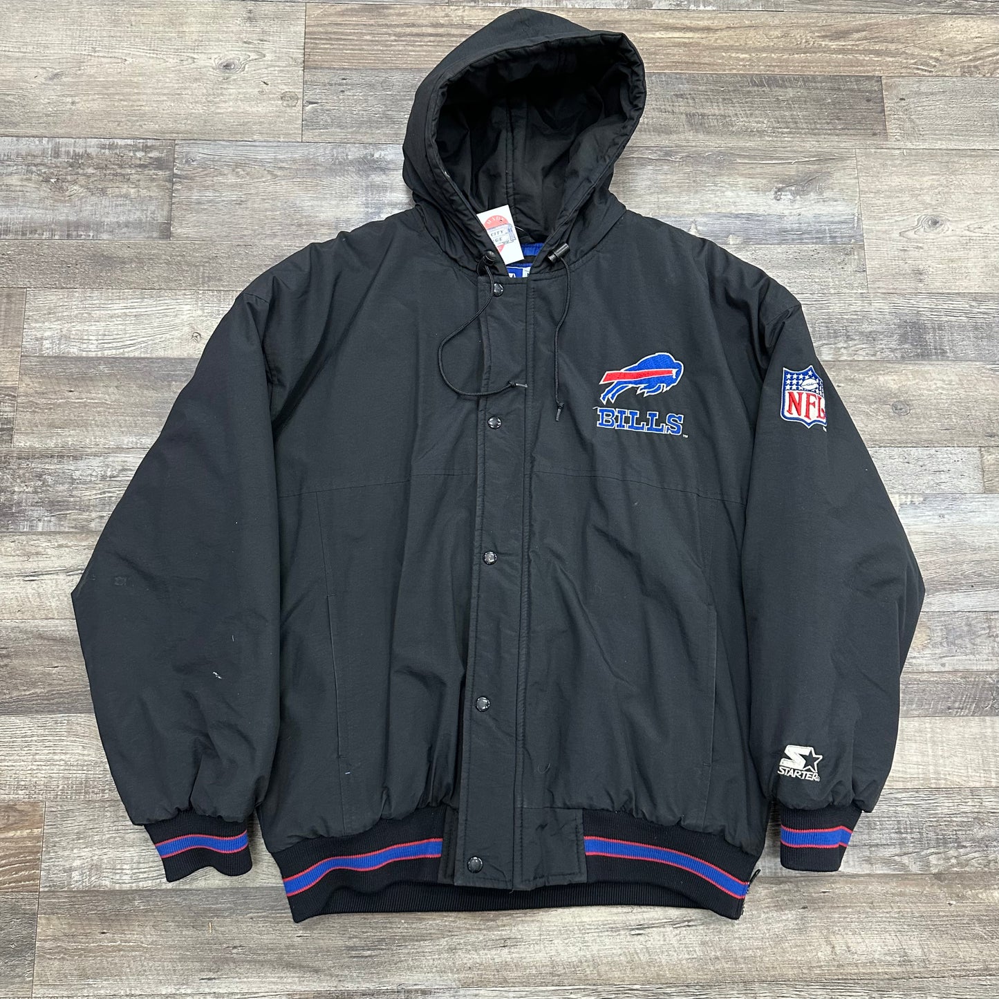 Vintage Buffalo Bills Starter Puffer Jacket Large