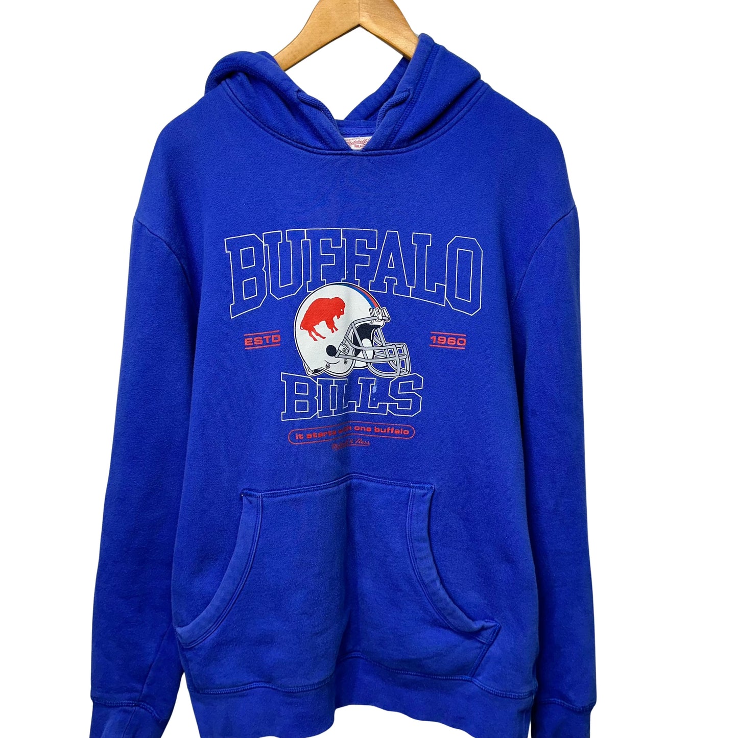 Vintage Y2K Buffalo Bills Hoodie Sweatshirt Large