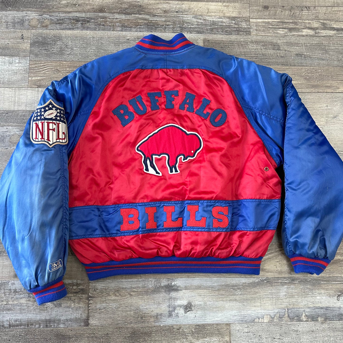 Vintage Buffalo Bills Satin Jacket XL