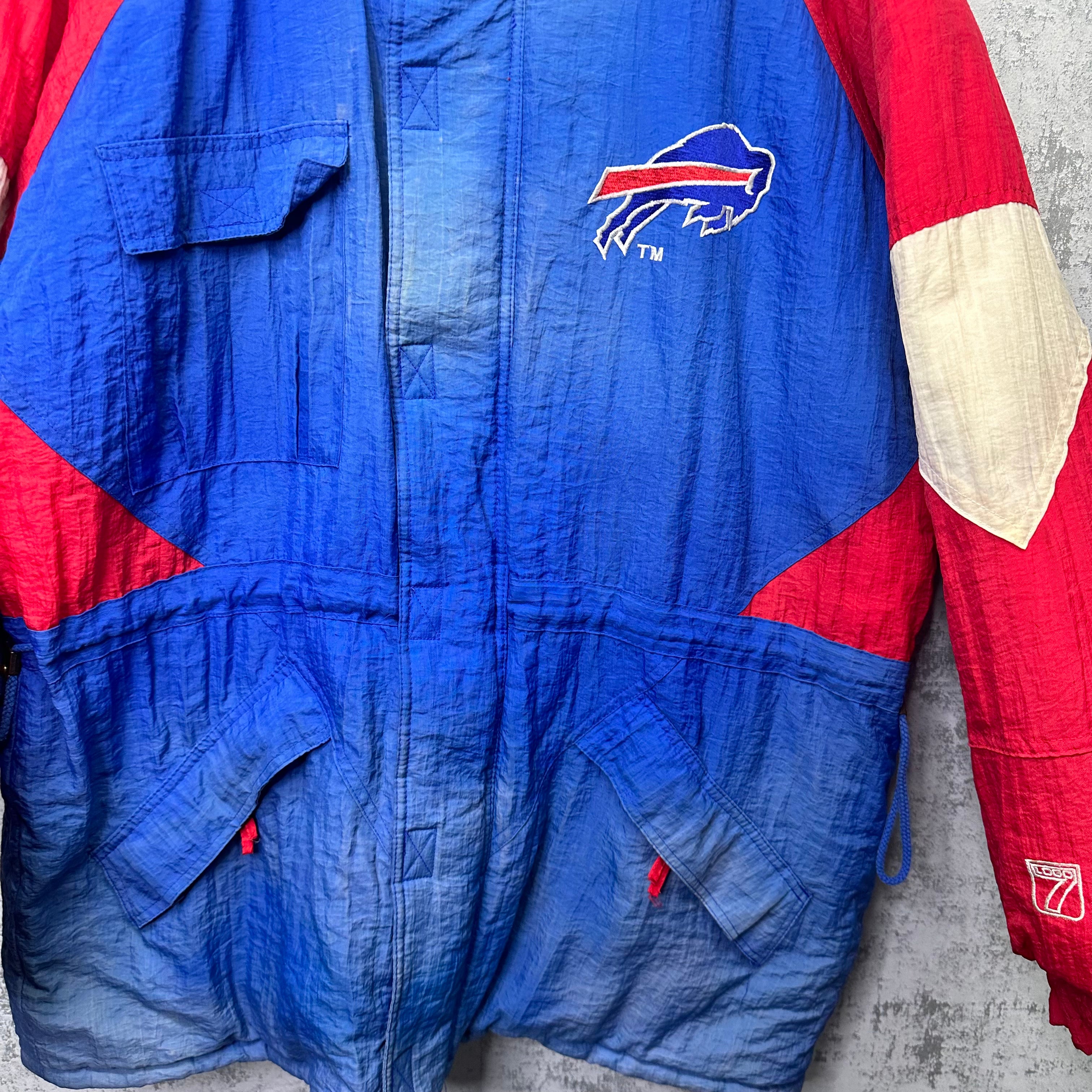 Vintage Buffalo Bills Parka Puffer Jacket Large