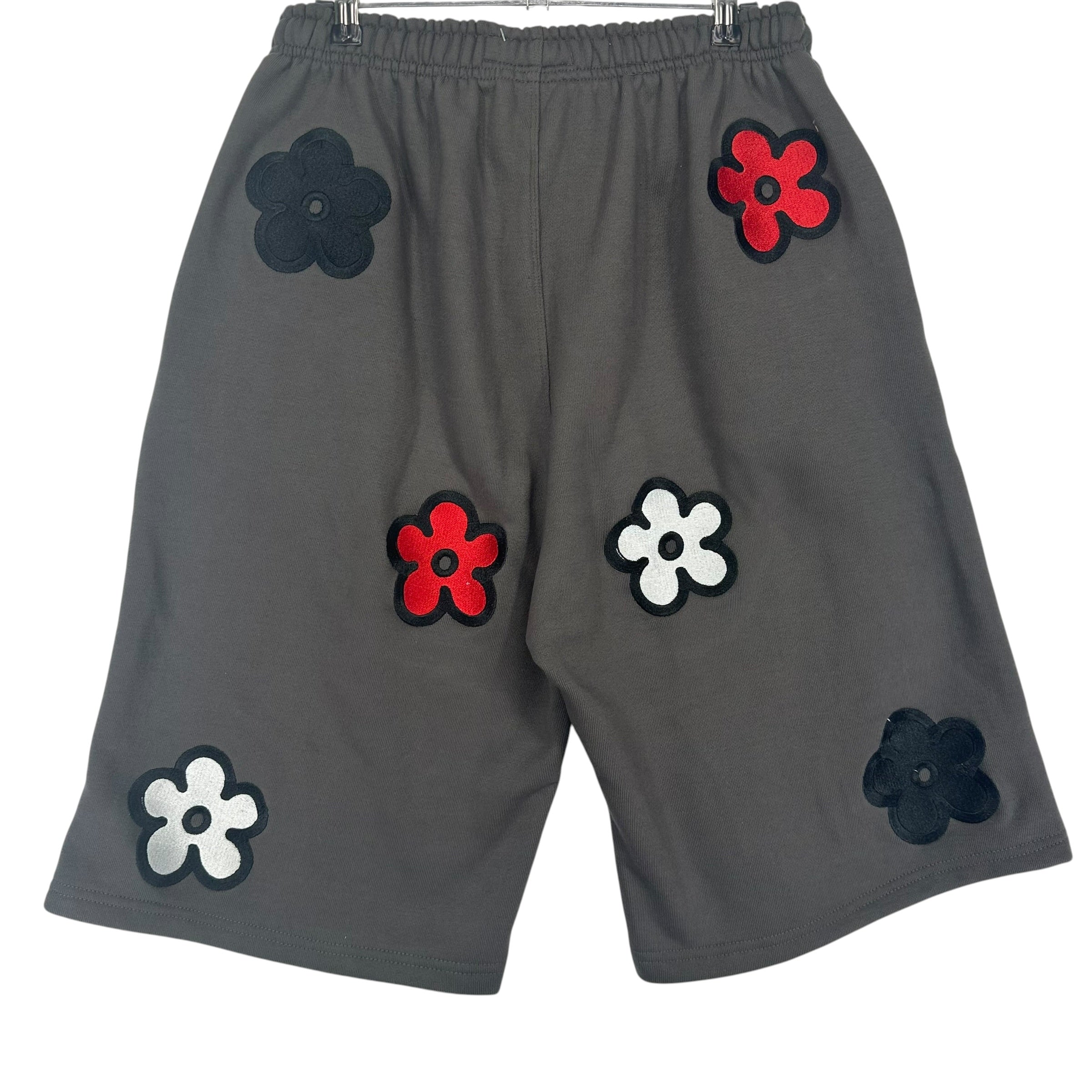 QCV Exclusive x KP MADE ME “WELCOME TO BUFFALO” Buffalo Sabres Colorway Embroidered Sweat Shorts