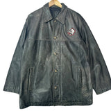 Vintage Buffalo Sabres Leather Jacket Large