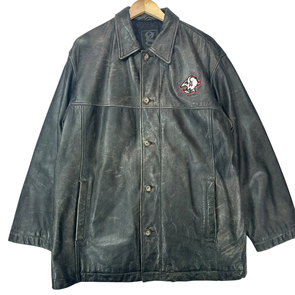 Vintage Buffalo Sabres Leather Jacket Large