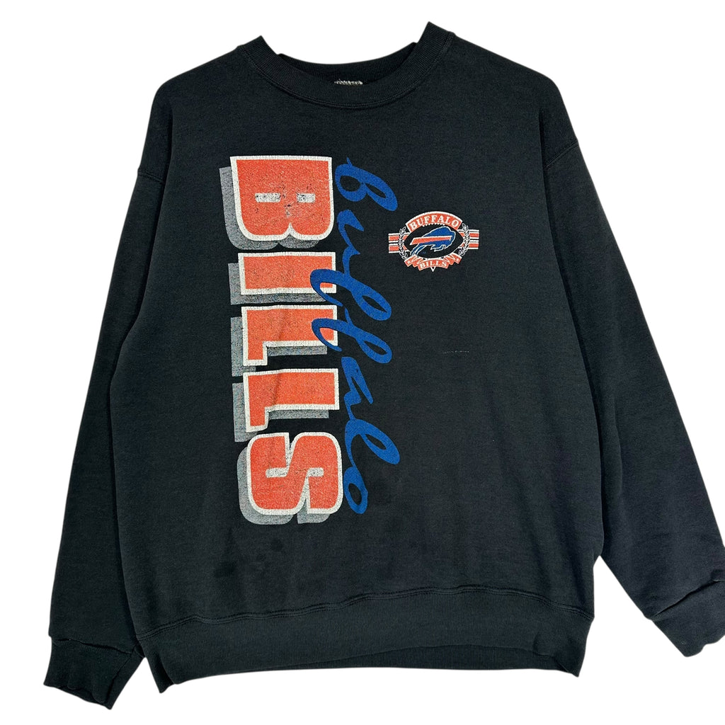 Vintage Buffalo Bills 1992 Thrashed Crewneck Sweatshirt Large