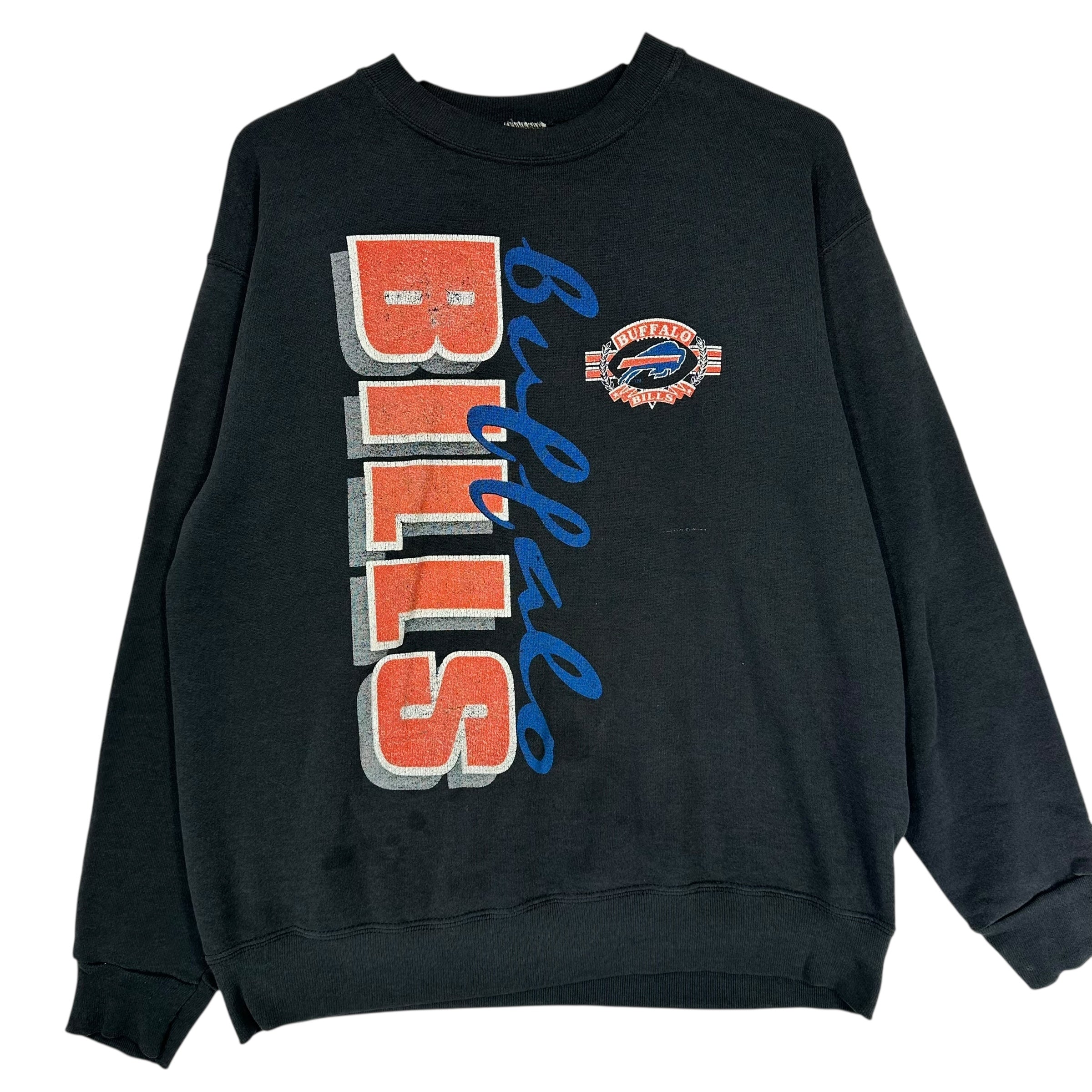 Vintage Buffalo Bills 1992 Thrashed Crewneck Sweatshirt Large