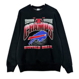 Vintage Buffalo Bills 1995 AFC East Champs Crewneck Sweatshirt Large