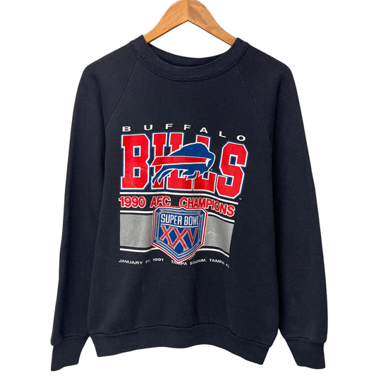 1990 Buffalo Bills Super Bowl Crewneck Sweatshirt Medium