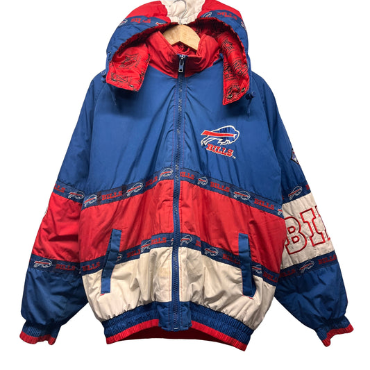 Vintage Buffalo Bills Puffer Jacket Large