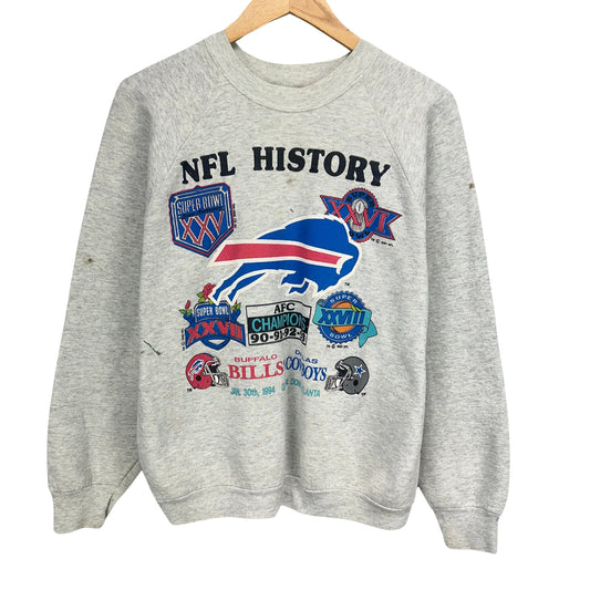 Vintage Buffalo Bills 1993 Super Bowl Crewneck Sweatshirt Large