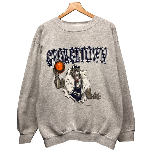 Vintage Georgetown Hoyas Breakthrough Double Sided Crewneck Sweatshirt XL