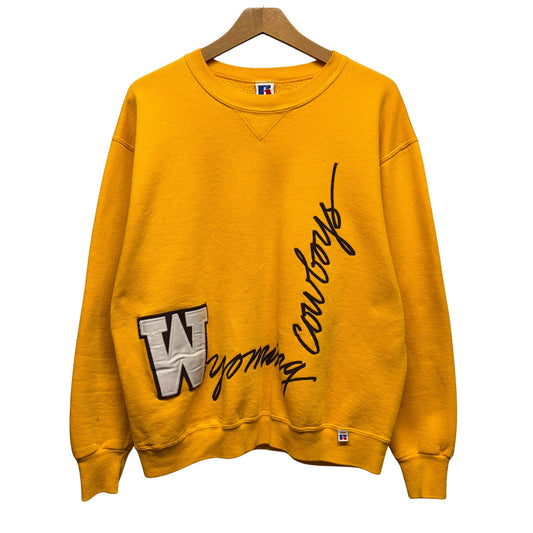 Vintage Wyoming Cowboys Crewneck Sweatshirt Large