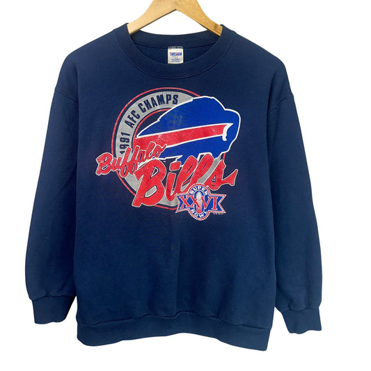 Vintage Buffalo Bills 1991 Super Bowl Crewneck Sweatshirt Medium