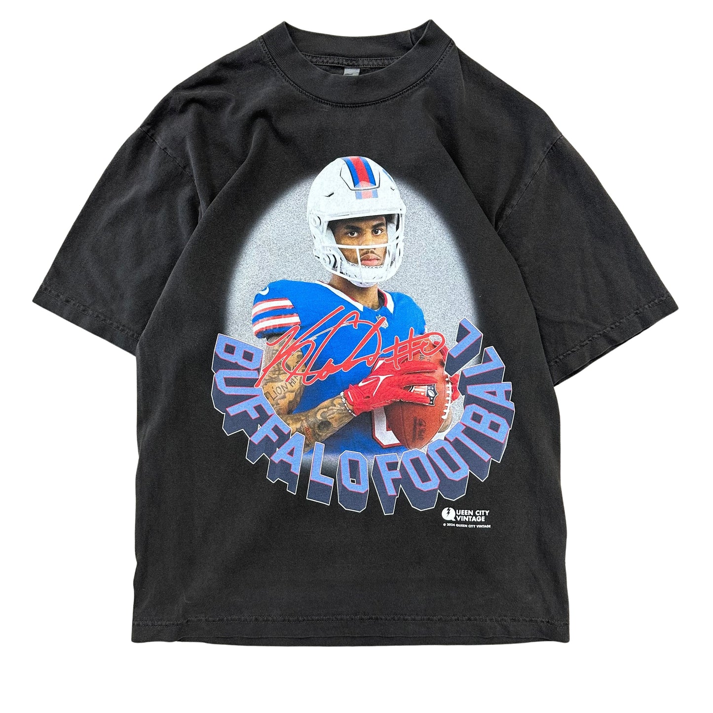 QCV Exclusive Keon Coleman Bills Tee Shirt