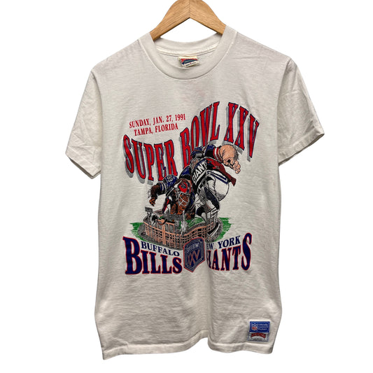 Vintage Buffalo Bills 1991 Super Bowl Cartoon Shirt Medium