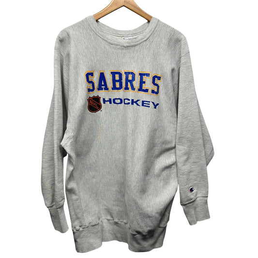 Vintage Buffalo Sabres 1980s Champion Reverse Weave Crewneck Sweatshirt XL