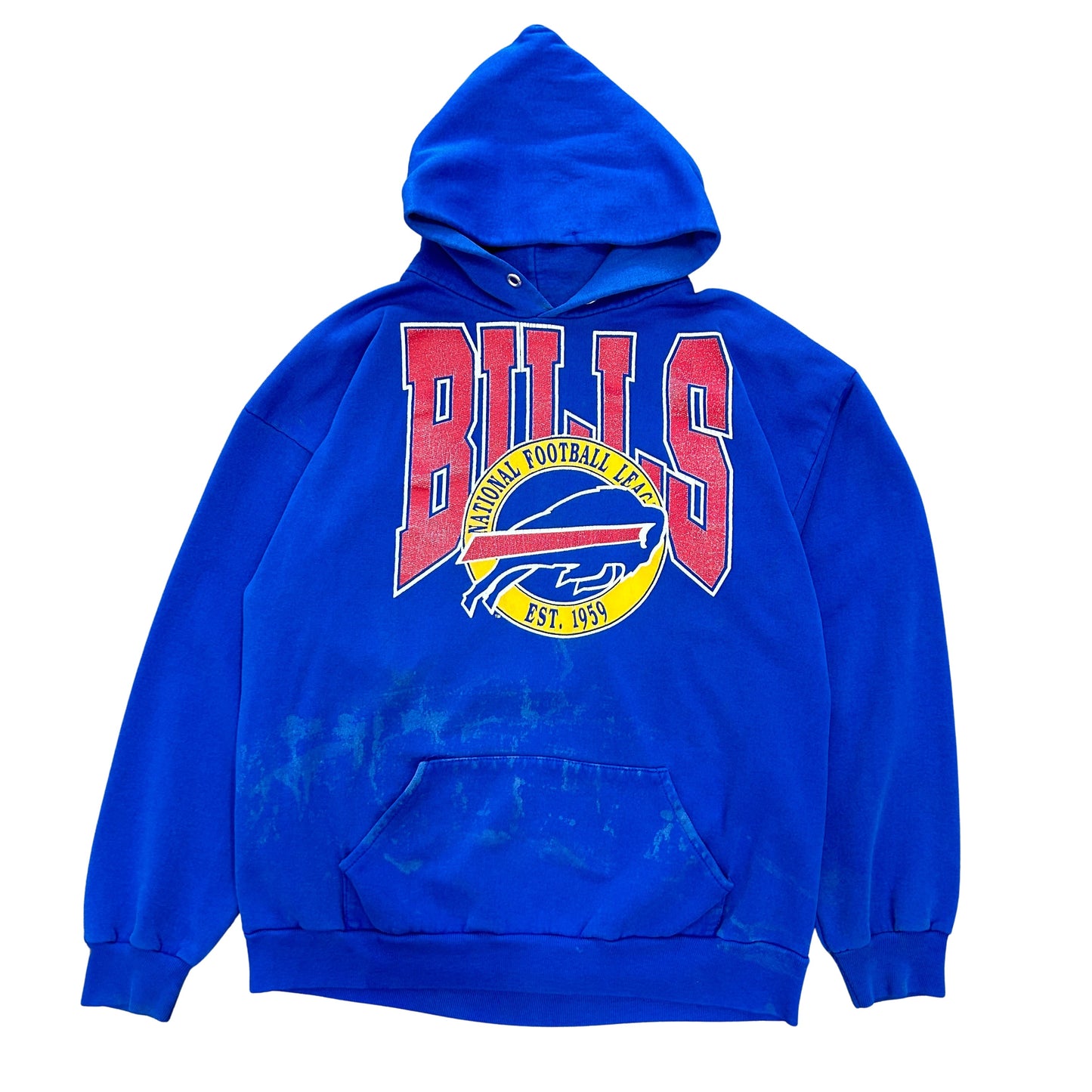 Vintage Buffalo Bills Hoodie Sweatshirt Size XL